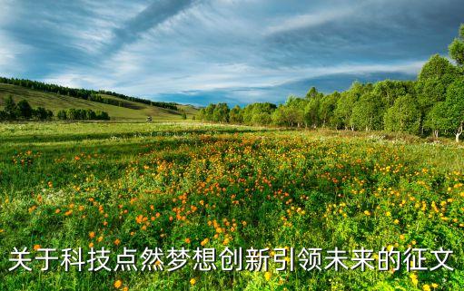 關(guān)于科技點(diǎn)然夢(mèng)想創(chuàng)新引領(lǐng)未來(lái)的征文