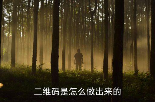 二維碼是怎么做出來(lái)的