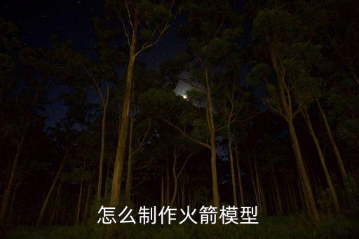 怎么制作火箭模型
