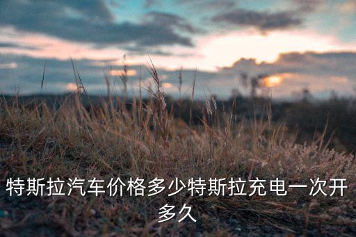 特斯拉汽車價格多少特斯拉充電一次開多久