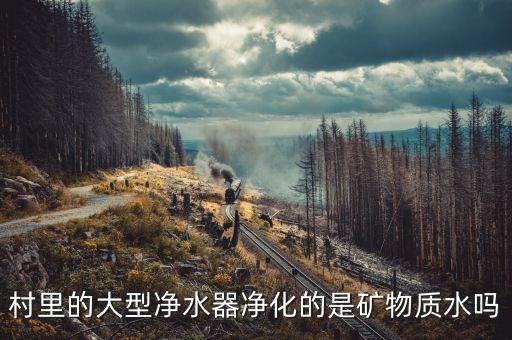 村里的大型凈水器凈化的是礦物質(zhì)水嗎
