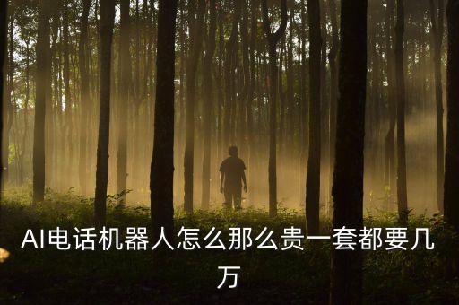 AI電話機器人怎么那么貴一套都要幾萬