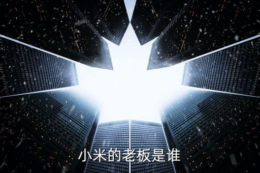 小米總裁是誰(shuí)，小米的老板是誰(shuí)