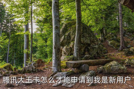 騰訊大王卡怎么才能申請到我是新用戶