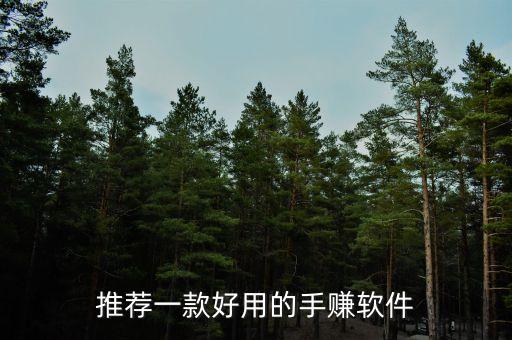 推薦一款好用的手賺軟件
