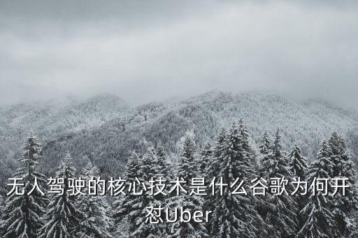 無人駕駛5大核心技術(shù)涉及的行業(yè)，無人駕駛的核心技術(shù)是什么谷歌為何開懟Uber
