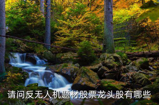 請問反無人機(jī)題材股票龍頭股有哪些