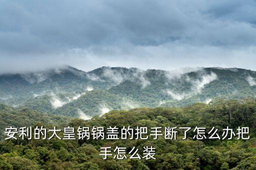 安利的大皇鍋鍋蓋的把手?jǐn)嗔嗽趺崔k把手怎么裝