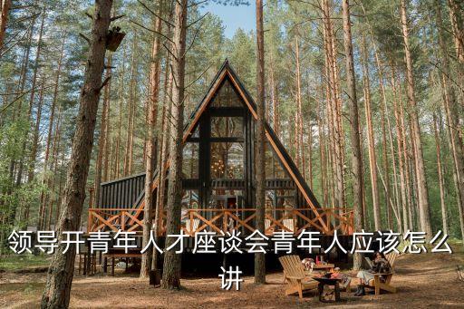 領(lǐng)導(dǎo)開青年人才座談會(huì)青年人應(yīng)該怎么講
