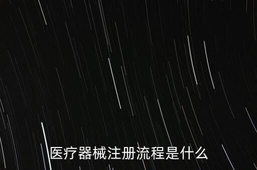 醫(yī)療器械注冊流程是什么