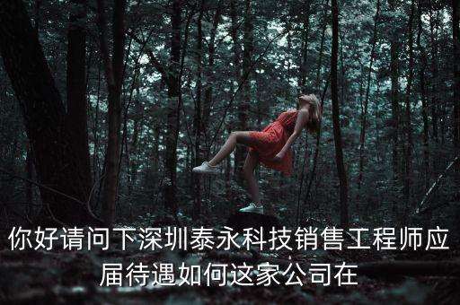 你好請問下深圳泰永科技銷售工程師應屆待遇如何這家公司在