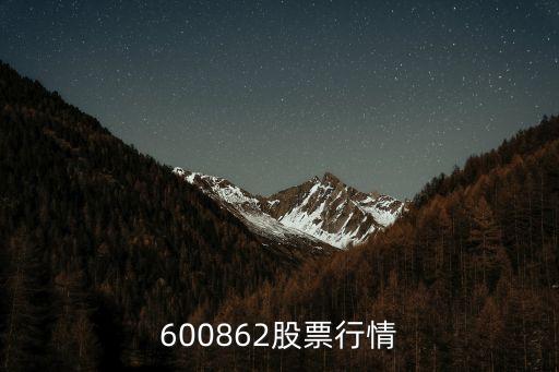 600862股票行情