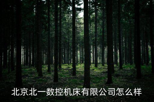 北京北一數(shù)控機(jī)床有限公司怎么樣