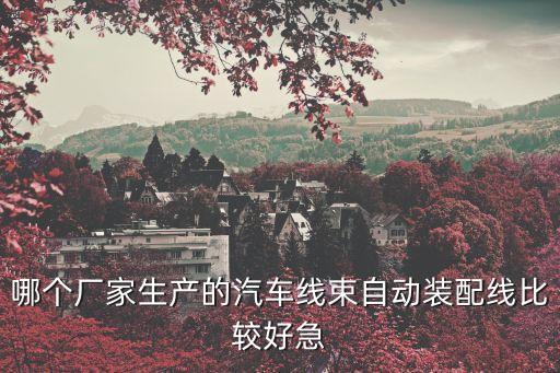哪個廠家生產(chǎn)的汽車線束自動裝配線比較好急
