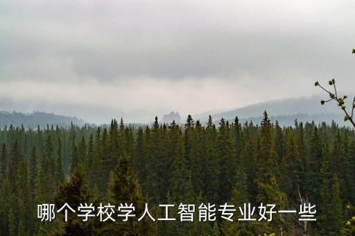 哪些學(xué)校的人工智能專業(yè)比較好，哪個大學(xué)人工智能比較好