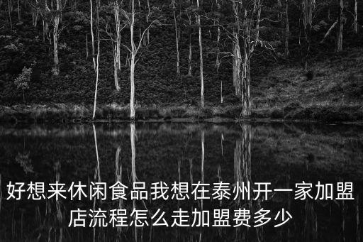 好想來(lái)休閑食品我想在泰州開一家加盟店流程怎么走加盟費(fèi)多少