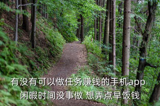 有沒(méi)有可以做任務(wù)賺錢(qián)的手機(jī)app 閑暇時(shí)間沒(méi)事做 想弄點(diǎn)早飯錢(qián)