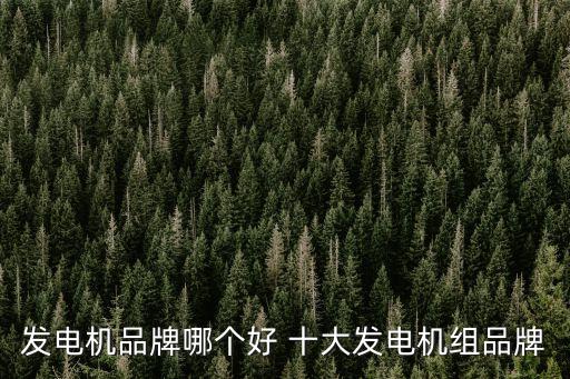 發(fā)電機(jī)組品牌排行榜前十名，發(fā)電機(jī)十大品牌有哪些