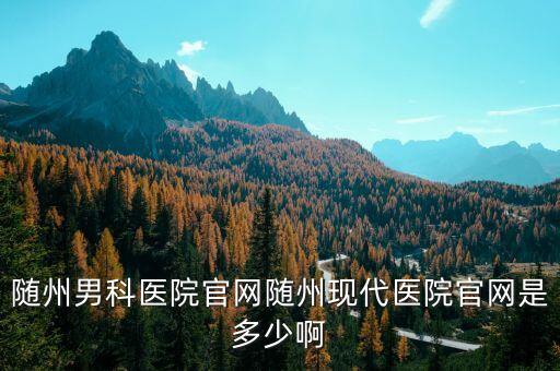 隨州市天一智能科技有限公司，隨州男科醫(yī)院官網(wǎng)隨州現(xiàn)代醫(yī)院官網(wǎng)是多少啊
