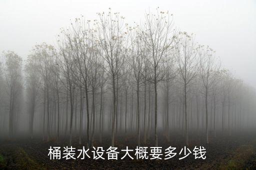 桶裝水設(shè)備大概要多少錢