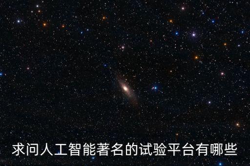 求問人工智能著名的試驗(yàn)平臺(tái)有哪些