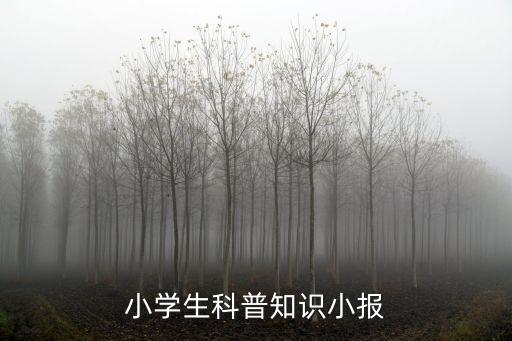 小學(xué)生科普知識(shí)小報(bào)