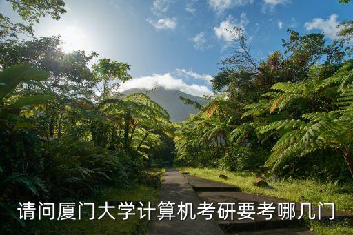 廈門大學(xué)人工智能考研科目，請(qǐng)問廈門大學(xué)計(jì)算機(jī)考研要考哪幾門
