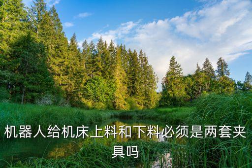 工業(yè)機器人機床上下料，機器人給機床上料和下料必須是兩套夾具嗎