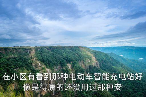 在小區(qū)有看到那種電動(dòng)車智能充電站好像是得康的還沒用過那種安