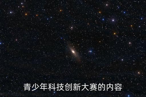 青少年科技創(chuàng)新大賽的內(nèi)容