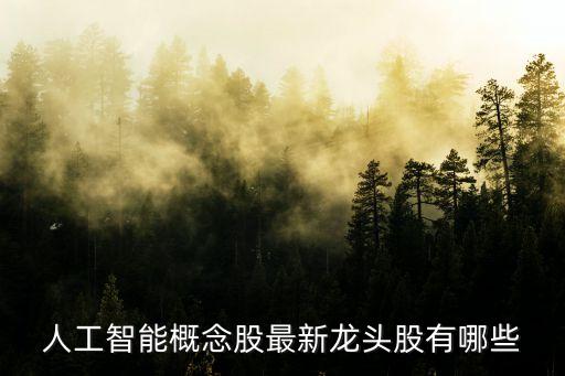 人工智能概念股最新龍頭股有哪些