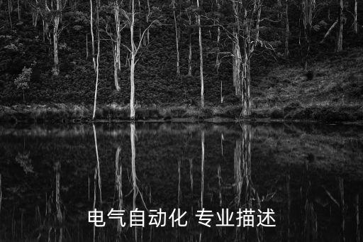 電氣自動化 專業(yè)描述
