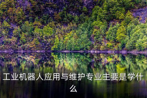 工業(yè)機(jī)器人技術(shù)主要學(xué)什么視頻，工業(yè)機(jī)器人要學(xué)什么技術(shù)有知道的嗎