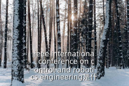 ieee international conference on control and robotics engineering是什