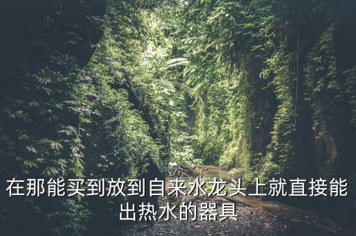 在那能買到放到自來(lái)水龍頭上就直接能出熱水的器具