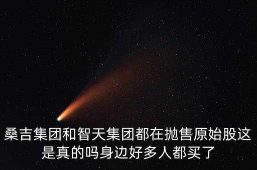 桑吉集團(tuán)和智天集團(tuán)都在拋售原始股這是真的嗎身邊好多人都買了