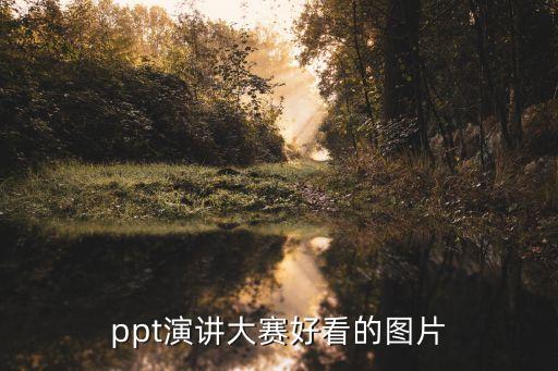 ppt演講大賽好看的圖片