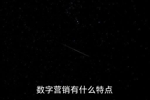 數(shù)字營銷有什么特點(diǎn)