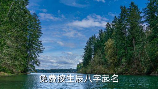 免費按生辰八字起名
