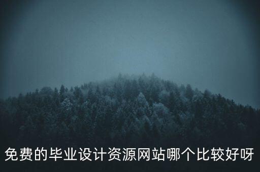 免費(fèi)的畢業(yè)設(shè)計(jì)資源網(wǎng)站哪個(gè)比較好呀