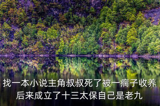 找一本小說主角叔叔死了被一瘸子收養(yǎng)后來成立了十三太保自己是老九