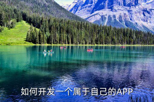 如何開發(fā)一個(gè)屬于自己的APP
