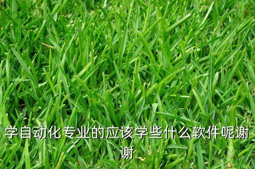 自動(dòng)化需要學(xué)什么軟件，自動(dòng)化專(zhuān)業(yè)要掌握哪些軟件