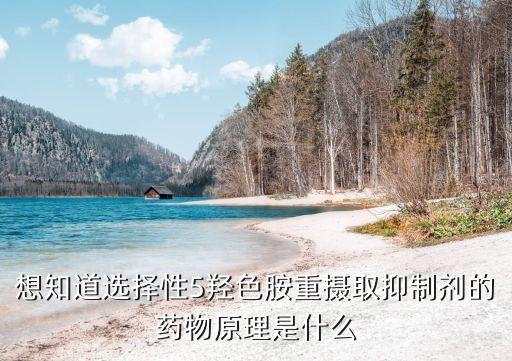 抑郁癥新藥研發(fā)出來了，想知道選擇性5羥色胺重攝取抑制劑的藥物原理是什么