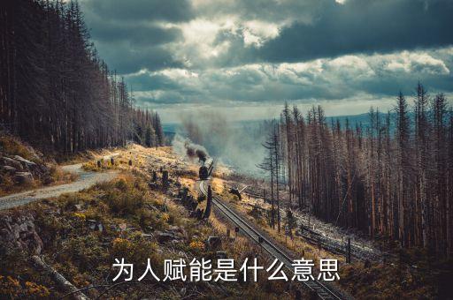 為人賦能是什么意思