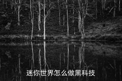 迷你世界怎么做黑科技