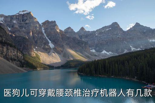 醫(yī)狗兒可穿戴腰頸椎治療機器人有幾款