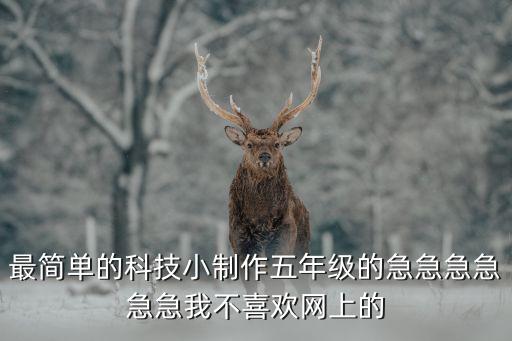 最簡單的科技小制作五年級的急急急急急急我不喜歡網(wǎng)上的