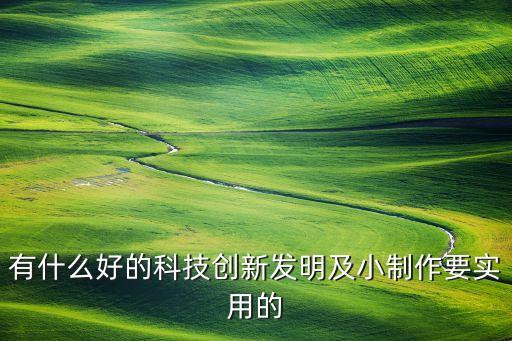 有什么好的科技創(chuàng)新發(fā)明及小制作要實(shí)用的