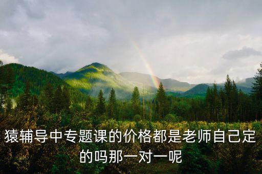 猿輔導(dǎo)中專題課的價格都是老師自己定的嗎那一對一呢